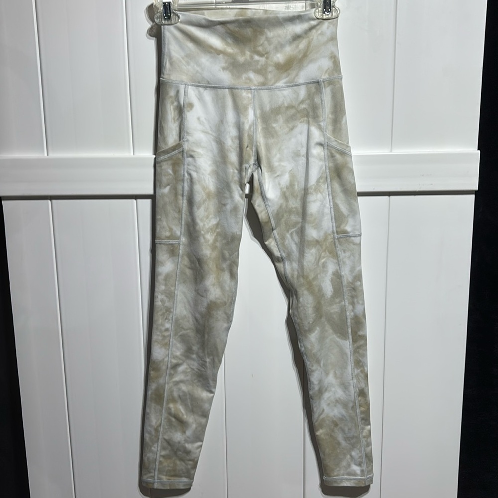 Aerie Offline tan/white/grey leggings